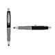 a black cap & green clip & silver grip turner ballpoint pen / stylus