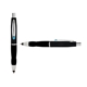 a black cap & light blue clip & black grip turner ballpoint pen / stylus