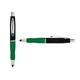a black cap & navy clip & green grip turner ballpoint pen / stylus