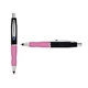 a black cap & navy clip & pink grip turner ballpoint pen / stylus