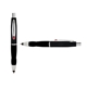 a black cap & red clip & black grip turner ballpoint pen / stylus