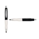 a black cap & white clip & white grip turner ballpoint pen / stylus