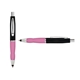 a black cap & white clip & pink grip turner ballpoint pen / stylus