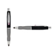 a black cap & pink clip & silver grip turner ballpoint pen / stylus