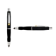a black cap & yellow clip & black grip turner ballpoint pen / stylus