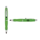 a light green cap & black clip & light green grip turner ballpoint pen / stylus