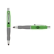 a light green cap & black clip & silver grip turner ballpoint pen / stylus