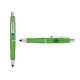 a light green cap & navy clip & light green grip turner ballpoint pen / stylus