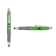 a light green cap & navy clip & silver grip turner ballpoint pen / stylus