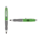 a light green cap & purple clip & silver grip turner ballpoint pen / stylus
