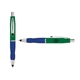 a green cap & black clip & navy grip turner ballpoint pen / stylus