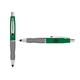 a green cap & black clip & silver grip turner ballpoint pen / stylus