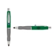 a green cap & navy clip & silver grip turner ballpoint pen / stylus
