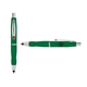 a green cap & red clip & green grip turner ballpoint pen / stylus