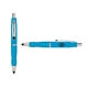 a light blue cap & black clip & light blue grip turner ballpoint pen / stylus