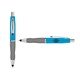 a light blue cap & navy clip & silver grip turner ballpoint pen / stylus