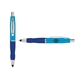 a light blue cap & white clip & navy grip turner ballpoint pen / stylus