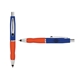 a navy cap & black clip & orange grip turner ballpoint pen / stylus