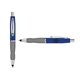 a navy cap & light green clip & silver grip turner ballpoint pen / stylus