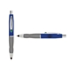 a navy cap & green clip & silver grip turner ballpoint pen / stylus
