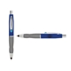 a navy cap & light blue clip & silver grip turner ballpoint pen / stylus