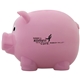 Promotional Mr. Piggy Bank with Twist - Off Plug on Bottom