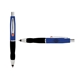 a navy cap & orange clip & black grip turner ballpoint pen / stylus