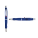 a navy cap & red clip & navy grip turner ballpoint pen / stylus