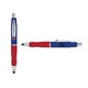 a navy cap & red clip & red grip turner ballpoint pen / stylus