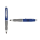 a navy cap & silver clip & silver grip turner ballpoint pen / stylus