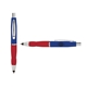 a navy cap & white clip & red grip turner ballpoint pen / stylus