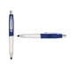 a navy cap & pink clip & white grip turner ballpoint pen / stylus