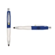 a navy cap & yellow clip & white grip turner ballpoint pen / stylus