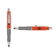 a orange cap & black clip & silver grip turner ballpoint pen / stylus