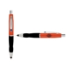 a orange cap & navy clip & black grip turner ballpoint pen / stylus