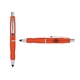 a orange cap & navy clip & orange grip turner ballpoint pen / stylus