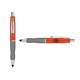 a orange cap & purple clip & silver grip turner ballpoint pen / stylus