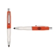a orange cap & red clip & white grip turner ballpoint pen / stylus