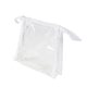 a white pvc toiletry bag