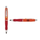 a orange cap & yellow clip & red grip turner ballpoint pen / stylus