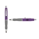 a purple cap & black clip & silver grip turner ballpoint pen / stylus