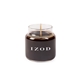 aerial view a clear aromatherapy candle jar, image 1 of 2