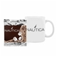 a white mug and hot cocoa gift set