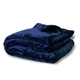 a navy oversized soft touch luxury blanket