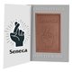 a gray die cut chocolate box