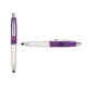a purple cap & red clip & white grip turner ballpoint pen / stylus