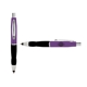 a purple cap & silver clip & black grip turner ballpoint pen / stylus