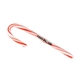 a custom standard candy cane with label