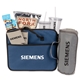 a black/blue on the go trunk organizer kit