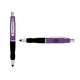 a purple cap & white clip & black grip turner ballpoint pen / stylus